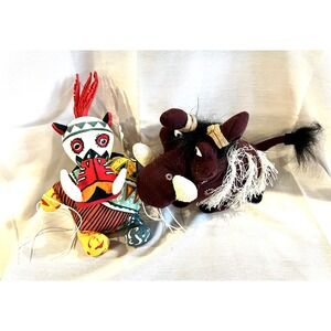 Disney Lion King BEAN BAG 1997 Broadway Musical‎ Trickster #3 and Pumba